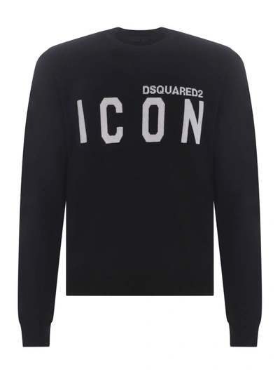 Shop Dsquared2 Sweater  "icon" In Black
