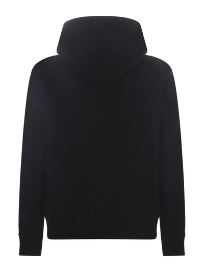 Shop Dsquared2 Hooded Sweatshirt  "icon Small" In Black