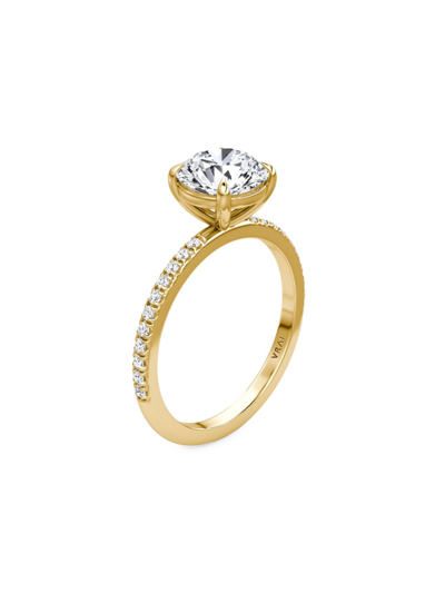 Shop Vrai Women's  X Saks 18k Yellow Gold & 1.67 Tcw Lab-grown Diamond Solitaire Engagement Ring