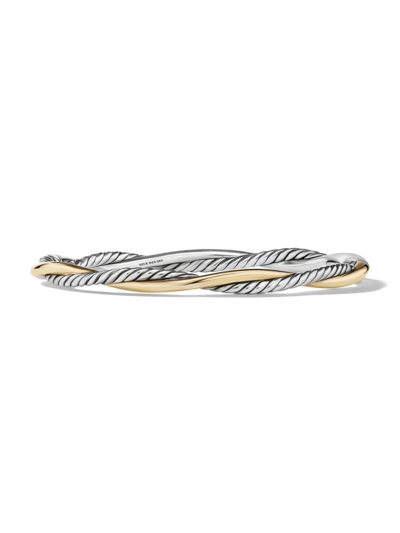 Shop David Yurman Women's Petite Infinity Bracelet In Sterling Silver