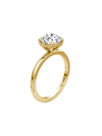 Shop Vrai Women's  X Saks 18k Yellow Gold & 1.50 Tcw Lab-grown Diamond Solitaire Engagement Ring
