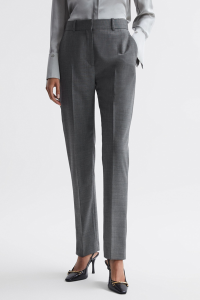 Shop Reiss Layton - Grey Slim Fit Wool Blend Suit Trousers, Us 12