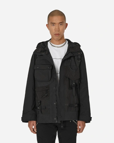 Shop Junya Watanabe Technical Backpack Jacket In Black