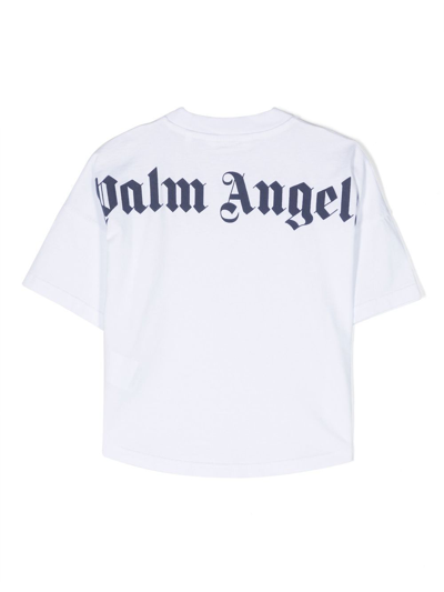 Shop Palm Angels Classic Overlogo Short Sleeves T