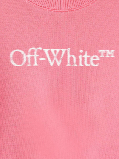 Shop Off-white Bookish Bit Logo Sweatshirt