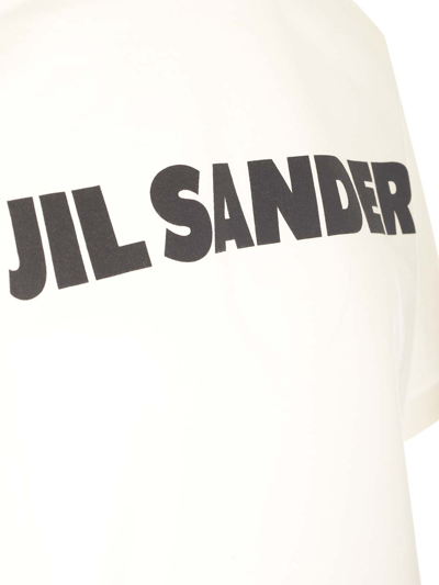 Shop Jil Sander Classic Signature T-shirt In White