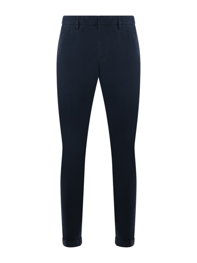 Shop Dondup Gaubert Trousers In Blu Scuro