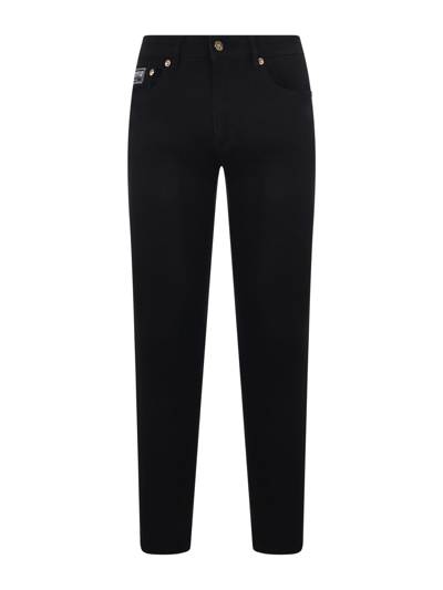 Shop Versace Jeans Couture Jeans In Denim Nero
