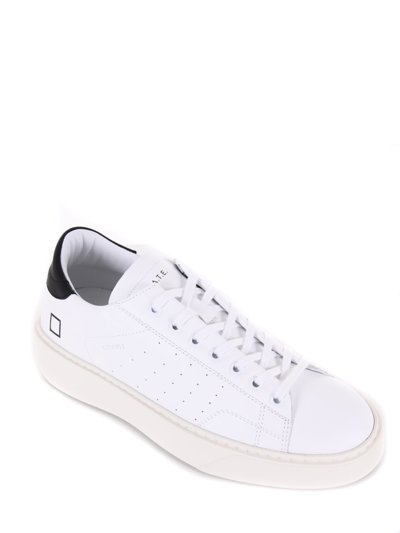 Shop Date Mens Sneakers D.a.t.e. In Bianco/nero