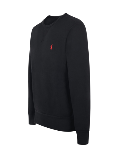 Shop Polo Ralph Lauren Sweatshirt In Nero