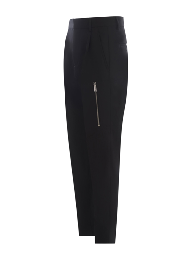 Shop Dsquared2 Trousers  In Stretch Wool In Nero