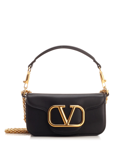 Shop Valentino Small Locò Bag In Black
