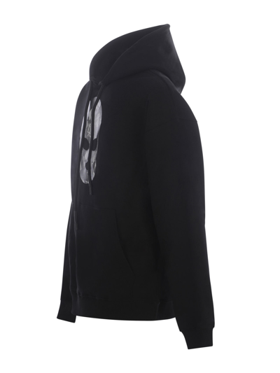 Shop 44 Label Group Hooded Sweatshirt 44label Group In Cotton In Nero