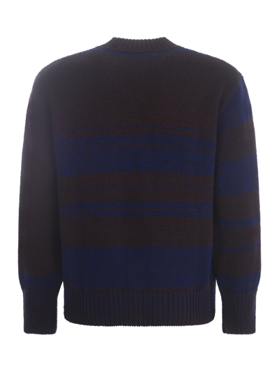 Shop Marni Sweater  In Virgin Wool In Bicolore