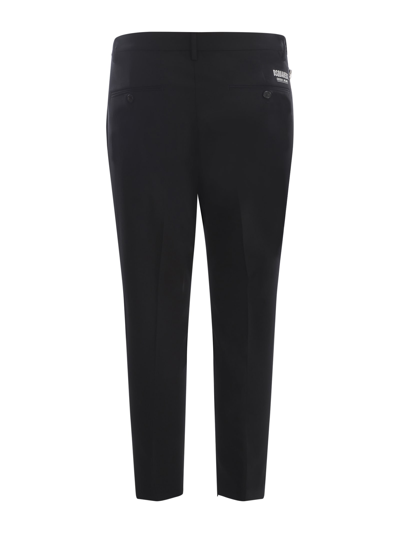 Shop Dsquared2 Trousers  Skinny In Stretch Wool In Nero