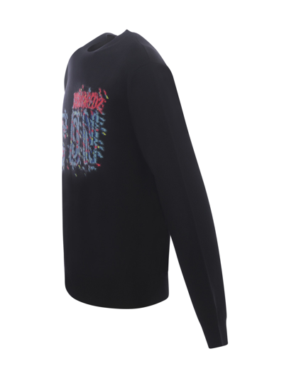 Shop Dsquared2 Sweater  Icon In Wool In Nero