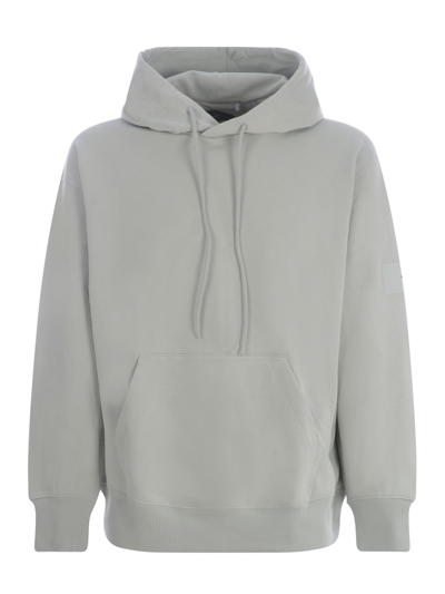Shop Y-3 Hooded Sweatshirt  In Cotton In Grigio