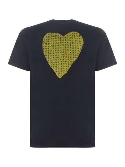 Shop Marni T-shirt  Falling In Love In Cotton In Blu