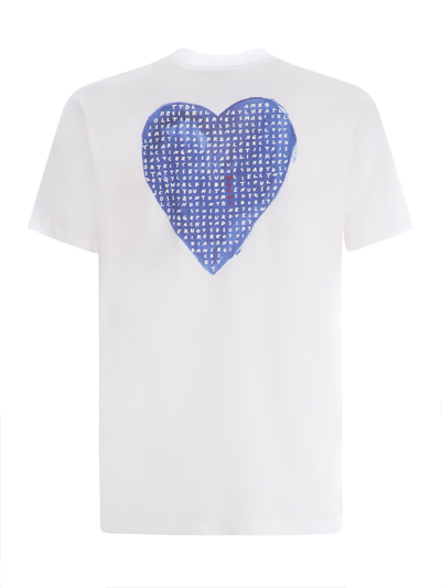 Shop Marni T-shirt  Falling In Love In Cotton In Bianco