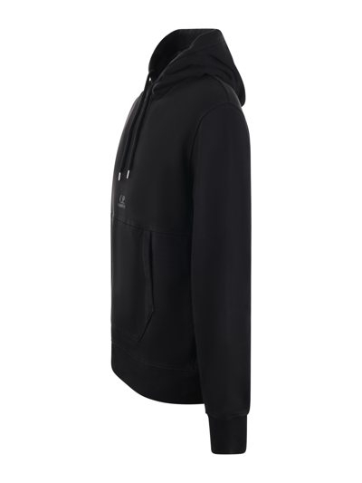 Shop C.p. Company Hoodie  In Cotton In Nero