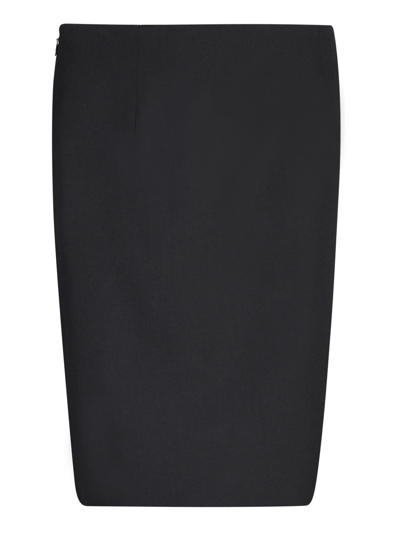 Shop Dsquared2 Dana Lace-detail Skirt In Black