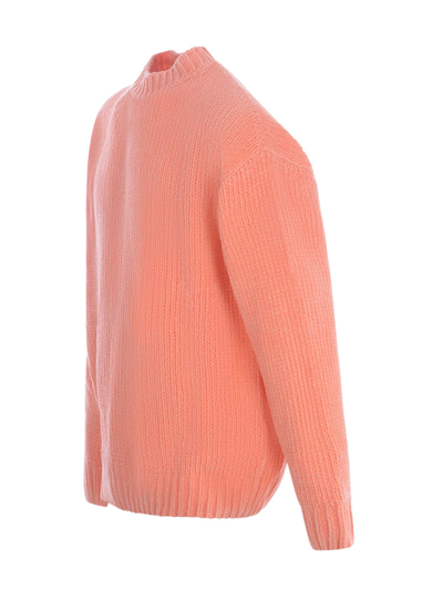 Shop Bonsai Sweater  In Cotton Blend In Arancione Chiaro