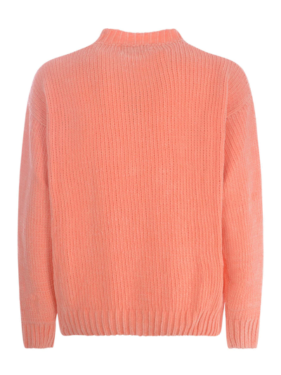 Shop Bonsai Sweater  In Cotton Blend In Arancione Chiaro