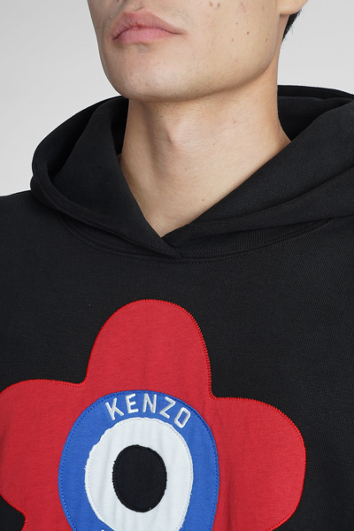 Shop Kenzo Sweatshirt In Black Cotton