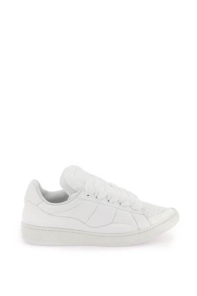 Shop Lanvin Curb Sneakers In White White (white)