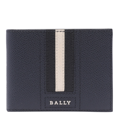 Shop Bally Tevye Wallet In Blue