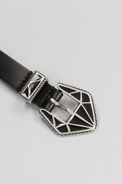 Shop Isabel Marant Coraline Belts In Black Leather