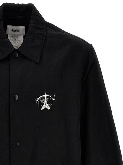 Shop Doublet Doubland Jacket In Black