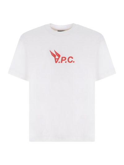 Shop Apc T-shirt A.p.c. Hermance In Cotton In Bianco