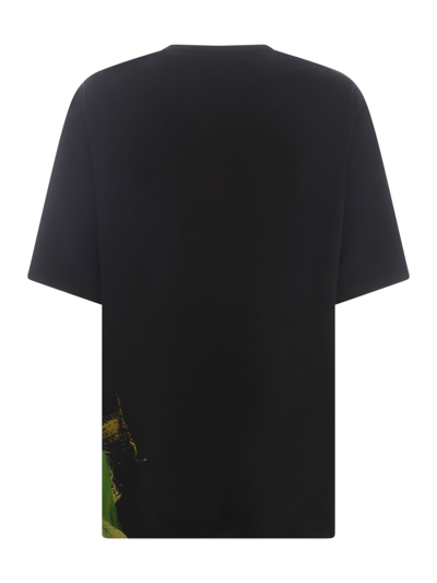 Shop Y-3 T-shirt  In Cotton In Nero