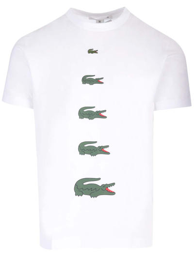 Shop Comme Des Garçons Shirt Printed T-shirt In White