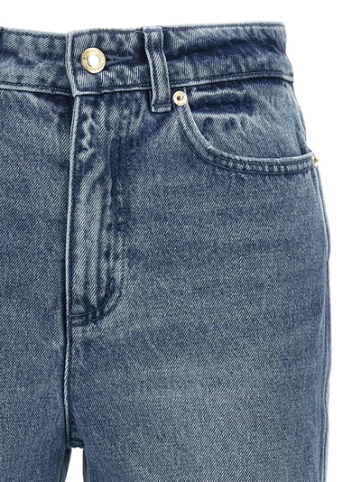 Shop Michael Kors Crop Flare Jeans Light Blue