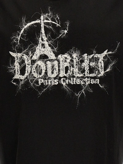 Shop Doublet Logo Embroidery T-shirt Black
