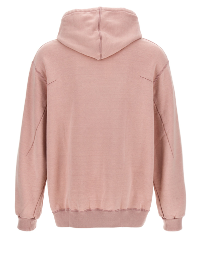 Shop Doublet Printed Hoodie Sweatshirt In Pink