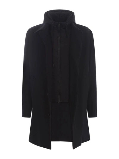 Shop Herno Coat In Black