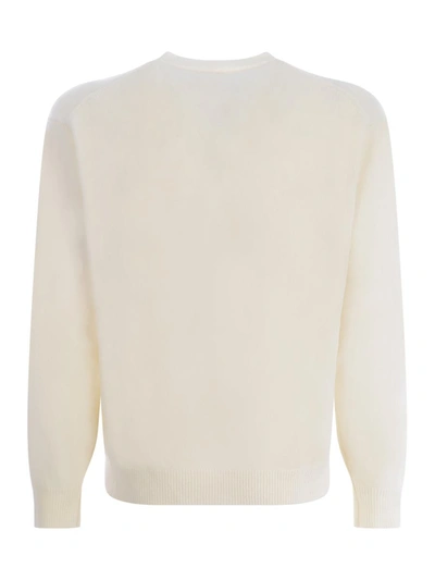 Shop Kenzo Sweater  "flower" In Beige