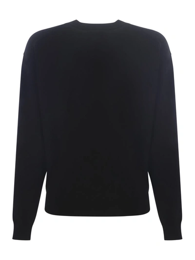 Shop Kenzo Sweater  "flower" In Black