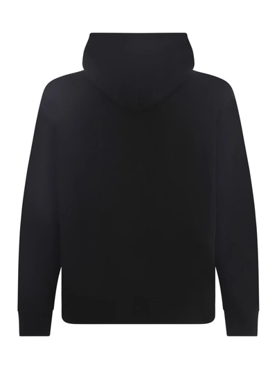 Shop Kenzo Hooded Sweatshirt  "flower" In Black