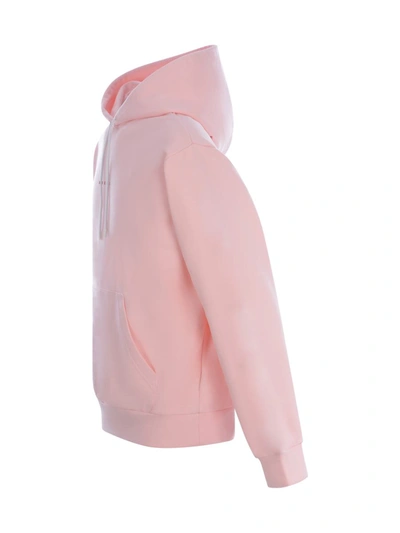 Shop Marni Hooded Sweatshirt In Pink