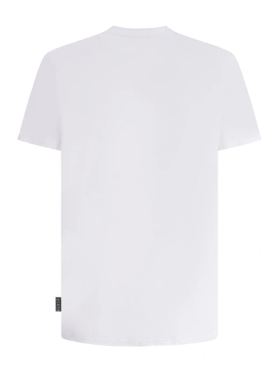Shop Philipp Plein T-shirt  "skull" In White