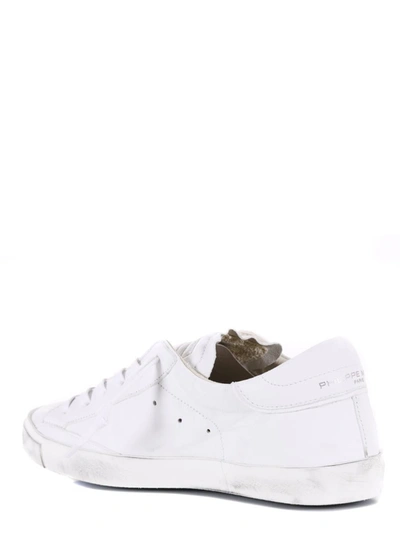 Shop Philippe Model Men's Sneakers In White
