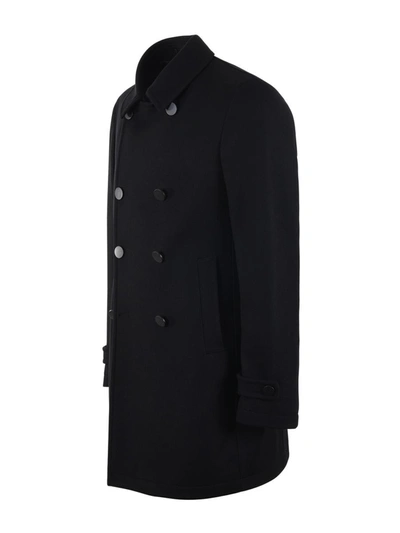 Shop Tagliatore Coats Black