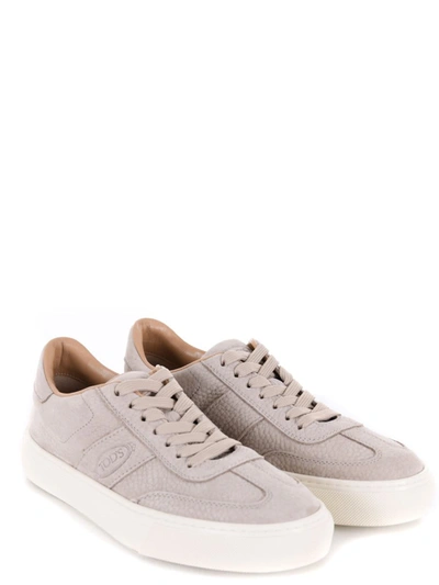 Shop Tod's Sneakers In Dove Grey