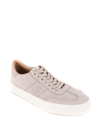 Shop Tod's Sneakers In Dove Grey