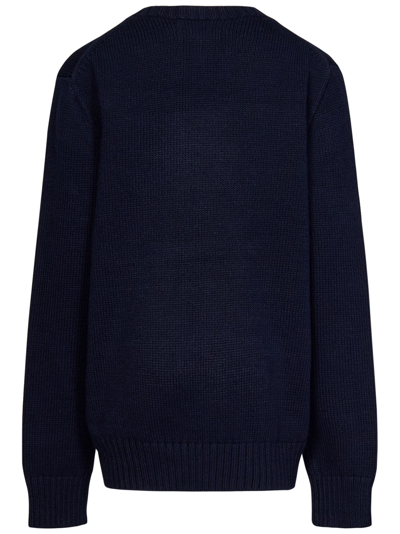 Shop Polo Ralph Lauren Kids Sweater In Blue