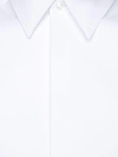 Shop Givenchy Bib Front Shirt In White
